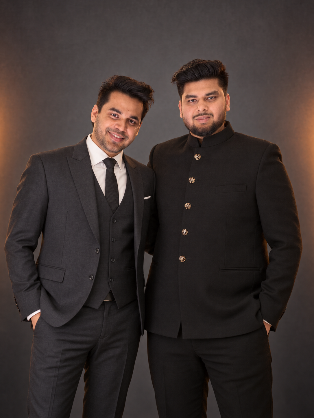 Professional joint portrait of Subham Agarwal and Adarsh Agarwal